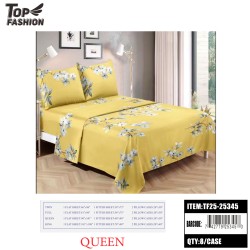 QUEEN SIZE 4-PIECE BED SHEET SET 8PC/CS