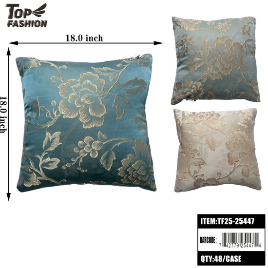 MIXED 3 COLORS PEONY FLOWER THROW PILLOW 6PC/8BG/48PC/CS