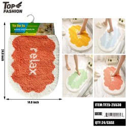 16-24 SOFT ANTI-SLIP BATH MAT 4COLORS 24PC/CS