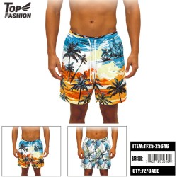 MEN SUMMER BEACH SWIM SHORTS 2COLOR 12PC/6BG/72PC/CS