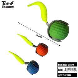 RECHARGEABLE GRAVITY VIBRATING DOG BALL 3CLR 12PC/10BG/120PC/