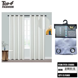 WHITE LINE 84 BLACKOUT CURTAINS 12PC/CS