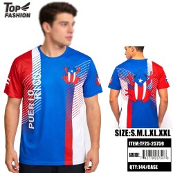 SPORTS T-SHIRT PUERTO RICO FROG 144PC/CS