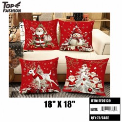 CHRISTMAS PRINTED PILLOW CASE 12PC/6BG/72PC/CS