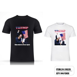 TRUMP COTTON T-SHIRT (M-XL) 144PC/CS