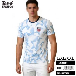 SPORTS T-SHIRT USA L-XXL 12PC/12DZ/144PC/CS