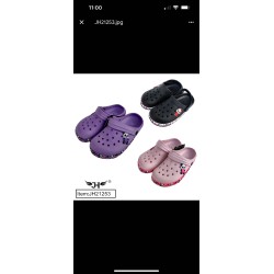 CLOG SHOES FOR WOMENS 3 COLORS 36PC/CS