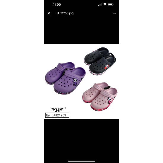 CLOG SHOES FOR WOMENS 3 COLORS 36PC/CS