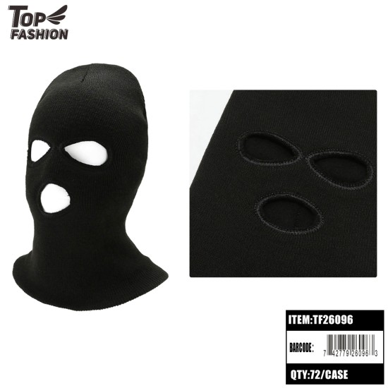 3-HOLE KNIT BALACLAVA MASK 6DZ/CS