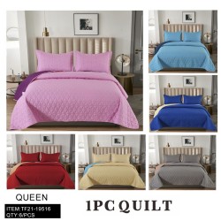 ONE-PIECE SET SIX MIXED QUILTED QUILT QUEEN SIZE 6PC/CS