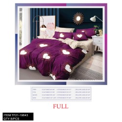 FULL SIZE FOUR-PIECE CHEMICAL FIBER ALISA BEDSHEET 8PC/CS