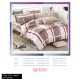 QUEEN SIZE 6PCS CHEMICAL FIBER PRINTIED BEDSHEET  8PC/CS