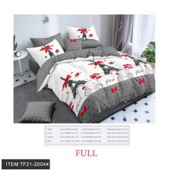 80G FULL SIZE FOUR-PIECE PRINTED BED SHEET 8PC/CS