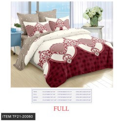 FULL SIZE FOUR-PIECE PRINTED BED SHEET 8PC/CS