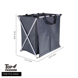 24*24*14 FOLDABLE COMPARTMENT WATERPROOF STORAGE BASKET 12PC/
