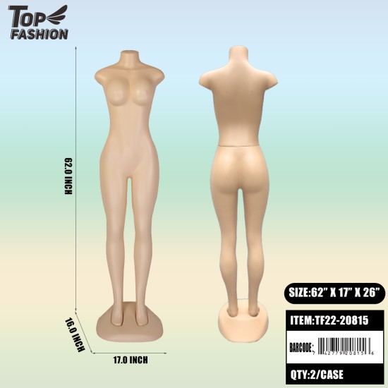 F-27 WOMENS FULL BODY MANNEQUIN 2PC/CS