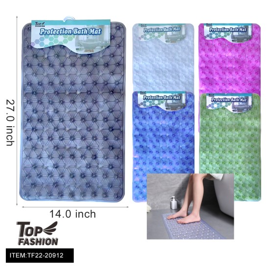 TRANSPARENT TRIANGLE ANTI-SLIP PAD MIX 5 COLOR 24PC/CS