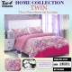 100G TWIN SIZE PRINTED BED SHEET 3-PIECE SET 8PC/CS