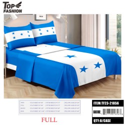 80G FULL SIZE HONDURAS FLAG BED SHEET SET OF FOUR 8PC/CS