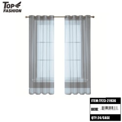 CARRIE GROMMET PANEL 84 DARK GREY 24PC/CS