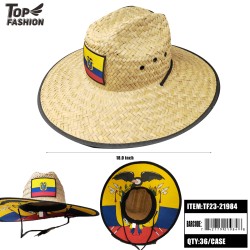 ECUADORIAN STRAW HAT 36PC/CS