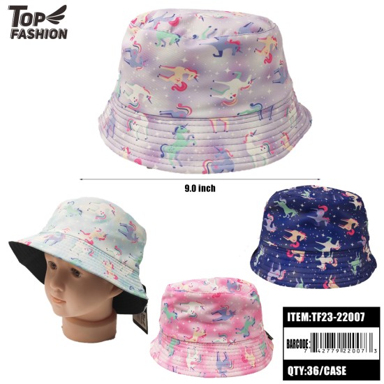 UNICORN CHILDRENS BUCKET HAT 72PC/CS