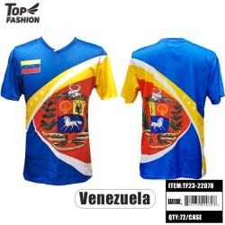 VENEZUELA SPORTS T-SHIRT 72PC/CS