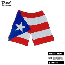 PUERTO RICO FLAG SWIMMING TRUNKS (S-XXL) 72PC/CS