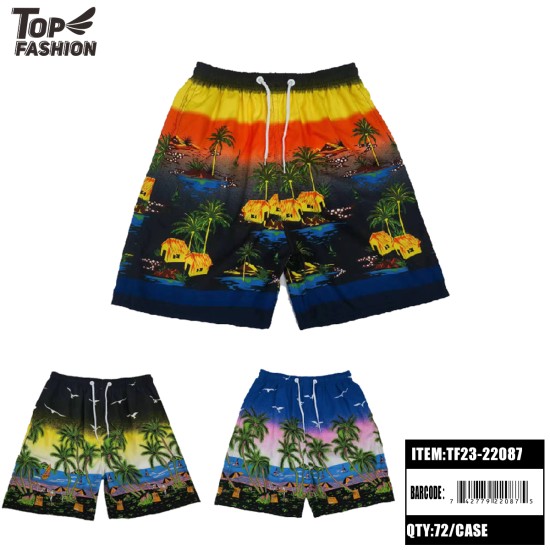 MIX 3 STYLES OF MENS BEACH SHORTS (S-XL) 72PC/CS