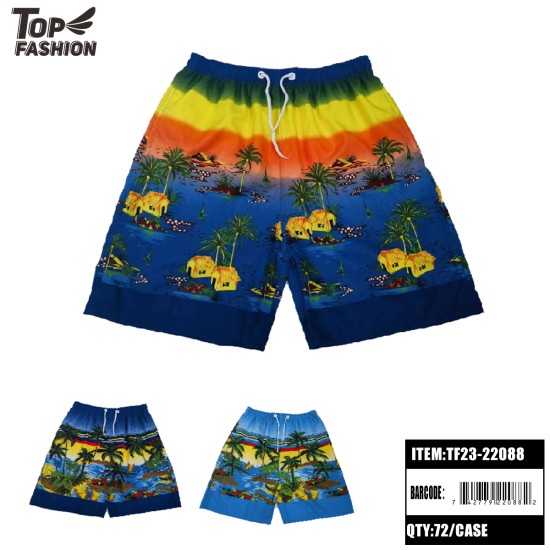 MIX 3 STYLES OF MENS BEACH SHORTS (S-XL) 72PC/CS