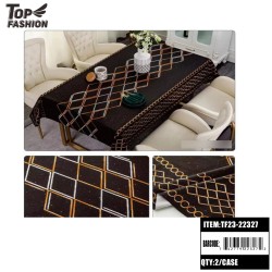 BLACK PRISMATIC PVC TABLECLOTH 22Y/RL 44Y/CS