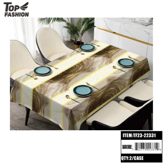 GOLD PATTERN PVC TABLECLOTH 22Y/RL 44Y/CS