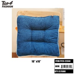 CORDUROY CORD SEAT CUSHION (NAVY BLUE) 24PC/CS