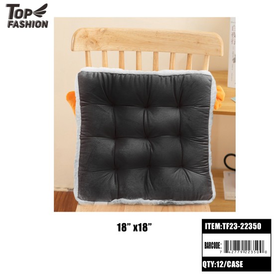 DUTCH VELVET CUSHION (BLACK) 24PC/CS