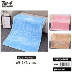 3 STYLES 40*52 2PLY CARTOON CHILDRENS BLANKET 10PC/CS