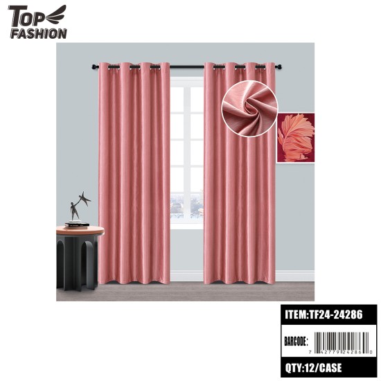 RUBBER RED HOT STAMPING 84 BLACKOUT CURTAINS 12PC/CS