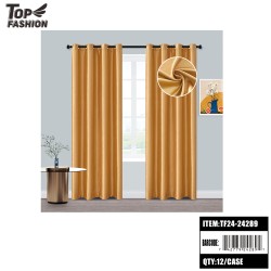 GOLD HOT STAMPING 84 BLACKOUT CURTAINS 12PC/CS