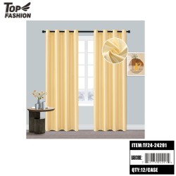 BEIGE LINE 84 BLACKOUT CURTAINS 12PC/CS