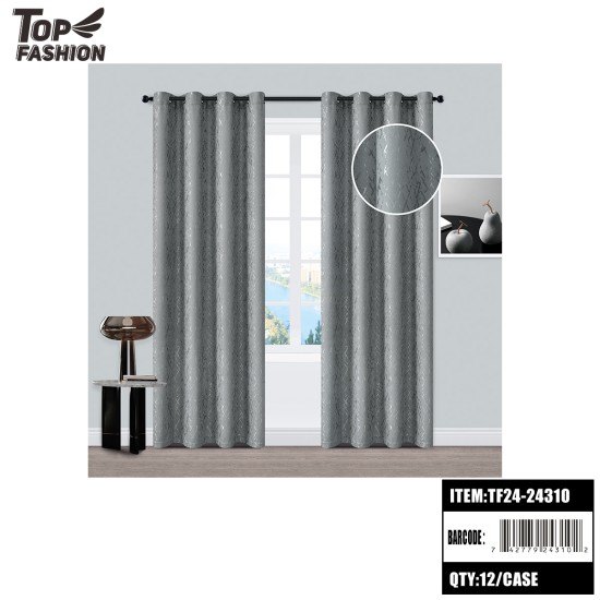 (GRAY) 84" BLACKOUT CURTAINS 12PC/CS