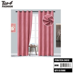 PINK 84 BLACKOUT CURTAINS 12PC/CS