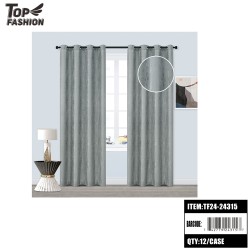 (GRAY) 84" BLACKOUT CURTAINS 12PC/CS