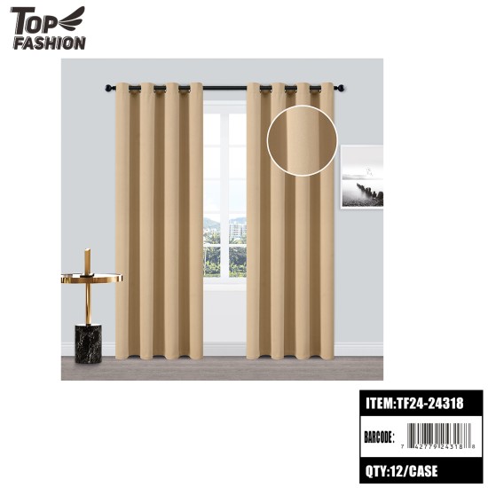 (COFFEE) 84" BLACKOUT CURTAINS 12PC/CS