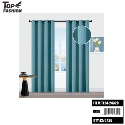 (BLUE) 84" BLACKOUT CURTAINS 12PC/CS