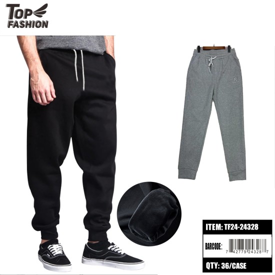 MENS CASUAL SPORTS WINDPROOF PANTS 36PC/CS