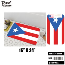 16"*24" PUERTO RICO PLASTIC BOTTOM FLOOR MAT 24PC/CS