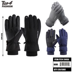 CHILDRENS 3-COLOR ELASTICATED VENT SKI GLOVES 120PC/CS