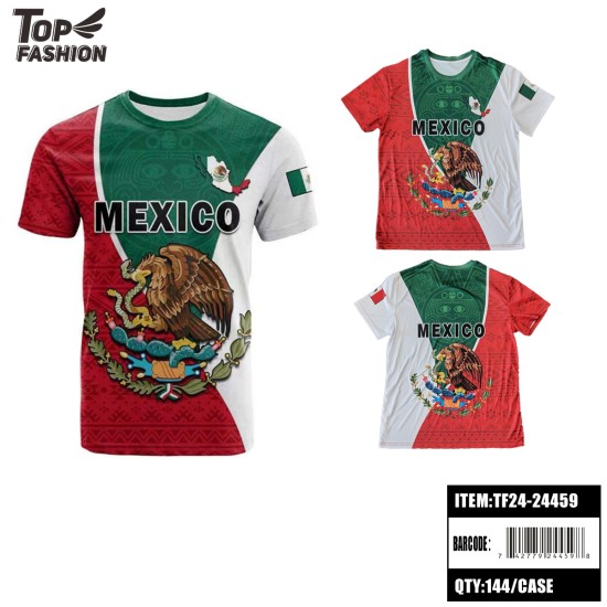 MEXICAN ROUND NECK SPORTS T-SHIRT 144PC/CS