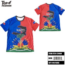 HAITI R-NECK SPORT T-SHIRT 168PC/CS