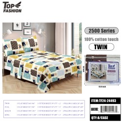 80G TWIN SIZE BEAR BED SHEET 3PCS SET 8PC/CS