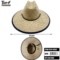 CATTAIL STRAW HAT 36PC/CS